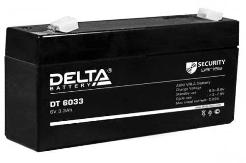 Delta DT 6033 (125мм) Аккумулятор герметичный свинцово-кислотный