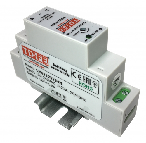 12W/12V/DIN Блок питания 12W/12V/DIN Блок питания