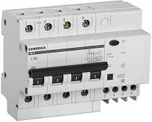 АД14 4Р 50А 30мА GENERICA (MAD15-4-050-C-030) Автоматический выключатель дифференциального тока