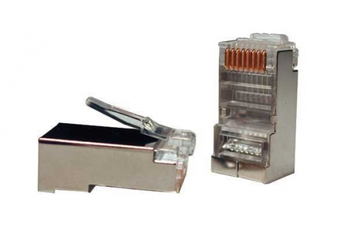 PLUG-8P8C-U-C5-SH-100 (100 шт) Разъем RJ-45 PLUG-8P8C-U-C5-SH-100 (100 шт) Разъем RJ-45