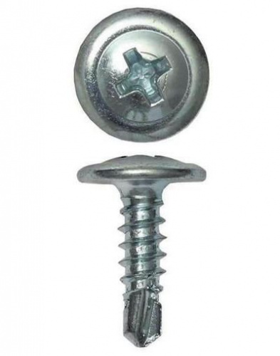 Саморез с пресс-шайбой 4.2x25 со сверлом (CM274025) (200 шт) Саморез с пресс-шайбой