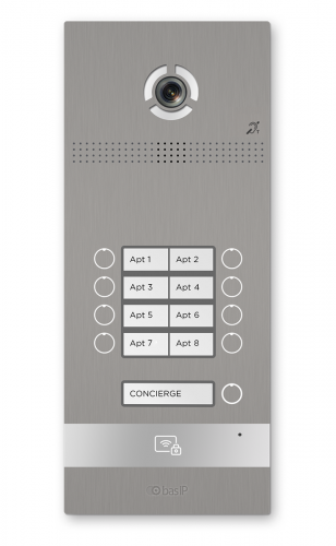 BI-08FBI SILVER Вызывная панель IP-домофона