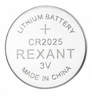 Батарейка литиевая CR2025 3В REXANT (39-1107)