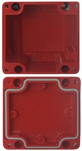 МКС "Мороз", глухая, IP66/IP68, красный Коробка коммутационная металлическая