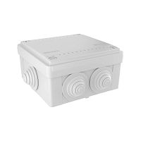 Коробка ответвительная с кабельными вводами IP55, 100х100х50 (53801) Коробка ответвительная