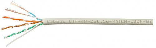 UTP-4P-Cat.5e-SOLID-GY-LIGHT (9995c) Кабель «витая пара» (LAN) для структурированных систем связи UTP-4P-Cat.5e-SOLID-GY-LIGHT (9995c) Кабель «витая пара» (LAN) для структурированных систем связи