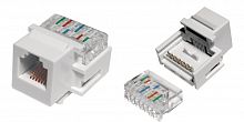 KJ1-6P6C-C2-90-WH Вставка Keystone Jack