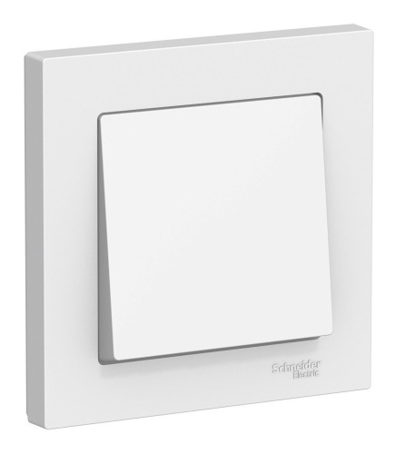 Выключатель 1-кл AtlasDesign, в сборе, белый (ATN000112) Выключатель