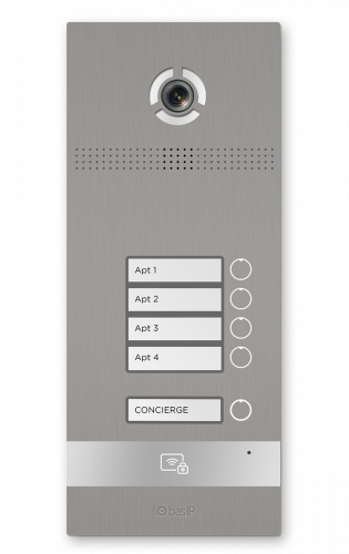 BI-04FB SILVER Вызывная панель IP-домофона