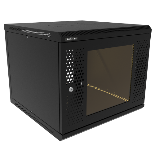 ТВС-9U-600-600-С+П-9005 (05-2099-B) Шкаф настенный телекоммуникационный