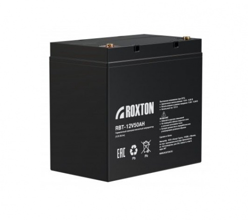 RBT-12V50AH Аккумулятор герметичный свинцово-кислотный RBT-12V50AH Аккумулятор герметичный свинцово-кислотный