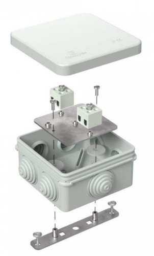 Коробка огнестойкая для о/п 80х80х40 (40-0210-7035-FR2.5-4) Коробка огнестойкая