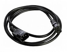 NTSS-PC13141 C13-С14 проводник.:3х0.75мм2 1м 220В 10А черный Кабель питания