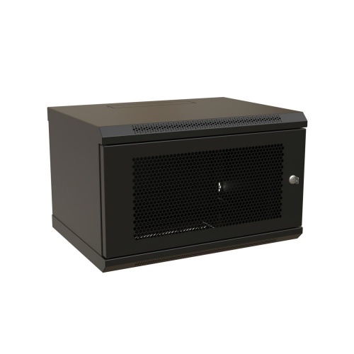 WR-TW-0966-SD-RAL9004 Шкаф телекоммуникационный 19" настенный 9U