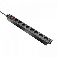 NTSS-PDU-DA1016 гор.размещ. 8xSchuko базовые 10A C14 Блок розеток 19"