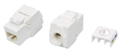 KJ8-8P8C-C5e-180-TLS-WH Вставка Keystone Jack RJ-45 KJ8-8P8C-C5e-180-TLS-WH Вставка Keystone Jack RJ-45