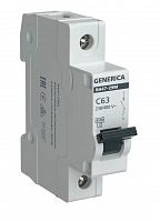 GENERICA ВА47-29М 1P C 63А 4,5кА (MVA21-1-063-C-G) Автоматический выключатель