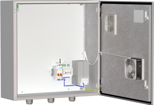 ТШ-1В Шкаф монтажный с обогревом и вентиляцией
