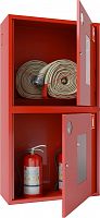 Ш-ПК-О-003НОК (ПК-320-12НОК) Шкаф пожарный навесной со стеклом красный