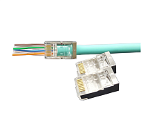 PLEZ-8P8C-U-C6-SH-100 (100 шт) Разъем RJ-45