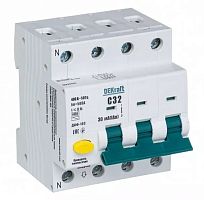 ДИФ-103 3Р+N 32А 30мА AC (16215DEK) Автоматический выключатель дифференциального тока