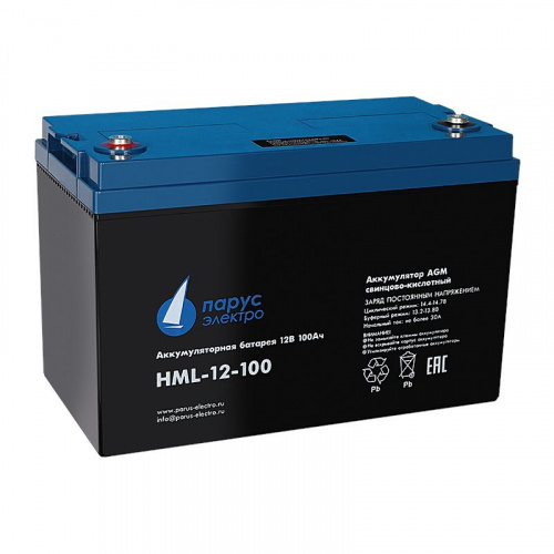 HML-12-100 Аккумулятор герметичный свинцово-кислотный HML-12-100 Аккумулятор герметичный свинцово-кислотный
