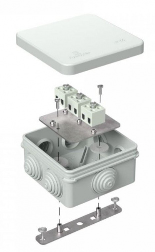 Коробка огнестойкая для о/п 80х80х40 (40-0210-7035-FR1.5-6) Коробка огнестойкая