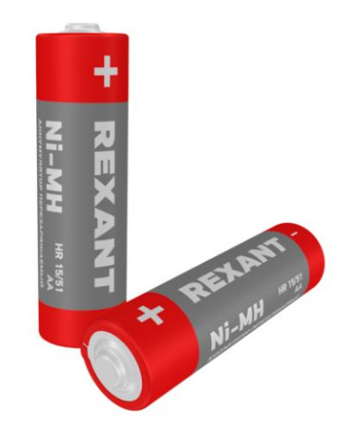 Аккумулятор Ni-MH AA/HR6, 1,2В, 1900мАч, блистер REXANT (30-1419)