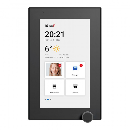 AZ-07L BLACK Монитор IP-видеодомофона цветной AZ-07L BLACK Монитор IP-видеодомофона цветной