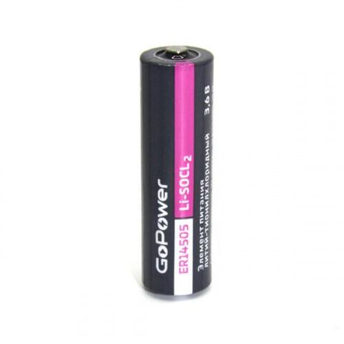 ER14505 GoPower Литий-тионилхлоридный элемент питания ER14505 GoPower Литий-тионилхлоридный элемент питания