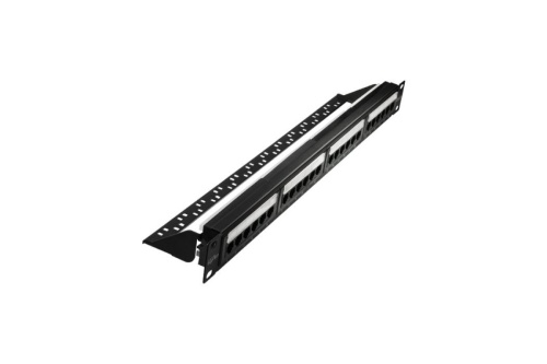 Патч-панель 19", 24хRJ-45, UTP, Cat.6, 1U (10-0427) Патч-панель 19''