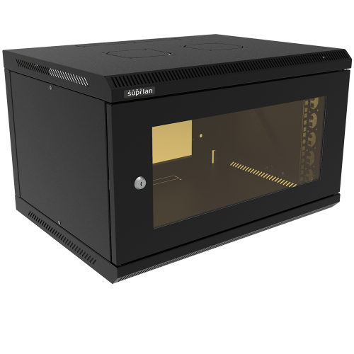 ТВС-6U-600-600-СР-9005 (05-2066-B) Шкаф настенный телекоммуникационный