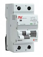 DVA-6 1P+N 6А B 30мА AC 6кА AVERES (rcbo6-1pn-6B-30-ac-av) Дифференциальный автоматический выключатель