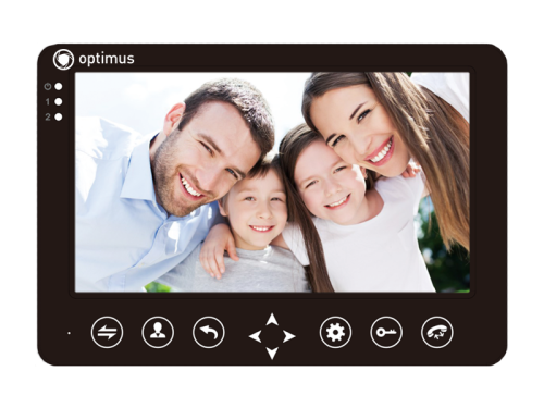 VM-7.1 (черный) Монитор видеодомофона цветной