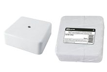 Коробка КР 50х50х20 ОП белая, IP40, с клеммной колодкой (SQ1401-0902) Распаячная коробка